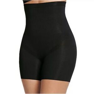 Perfitu Shapewear Shorts Women‎ S Black Thigh Slimmer High Waist Tummy Control